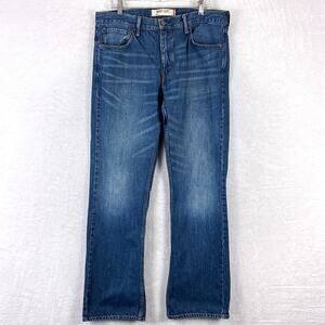 VTG Levis 527 Jeans Mens 36x32 Boot Cut Whiskered Faded Western Hipster Y2K